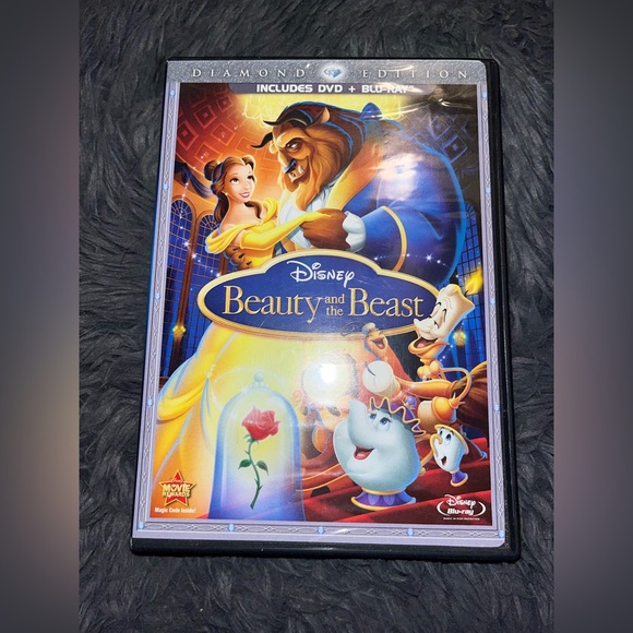 Disney Beauty and the Beast DVD Movie Blu ray Music CD - Picture 3 of 10